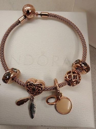 Bracciale pandora oro - pandora, rosa