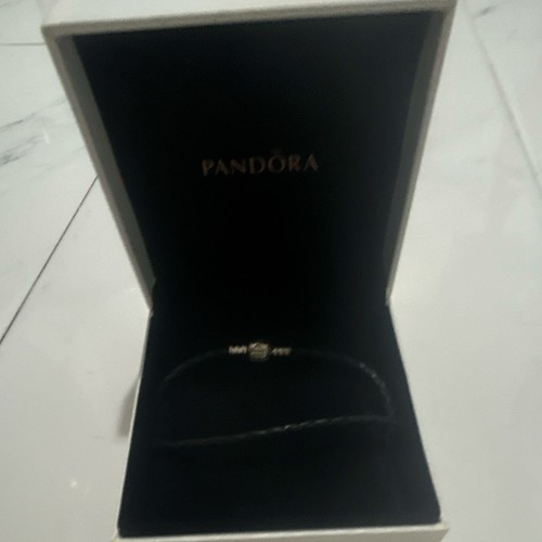 Pandora bracciale pelle - pandora, nera
