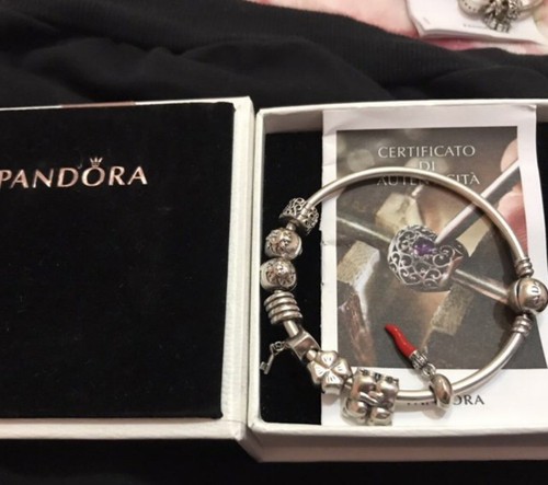 Bracciale pandora 8charm - bracciale,