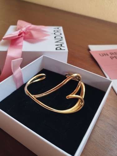Pandora bracciale aperto cuore - pandora,